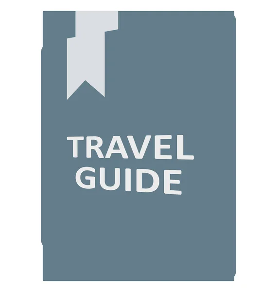 Guía Viaje Icono Vectorial Aislado Que Puede Editar Modificar Fácilmente — Archivo Imágenes Vectoriales