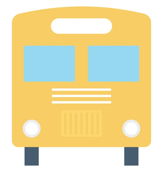 Bus Bus Public Icône Vectorielle Isolée Qui Peut Être Facilement — Image vectorielle