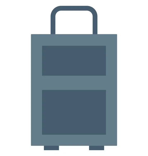 Gepäck Gepäckisoliertes Vektorsymbol Das Leicht Bearbeitet Oder Modifiziert Werden Kann — Stockvektor