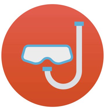 Kolayca yayına hazırlamak olabilir veya değişikliğin izole vektör simgesi şnorkel 