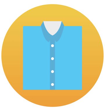 Olmak kolayca düzenleyebilir veya değişikliğin gömlek izole vektör simgesi