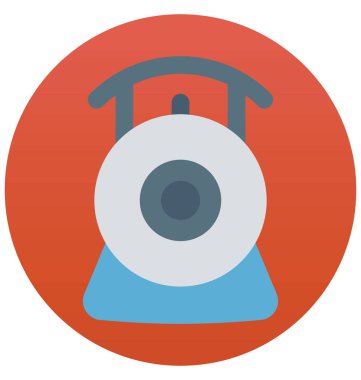 Olmak kolayca düzenleyebilir veya değişikliğin Webcam izole vektör simgesi