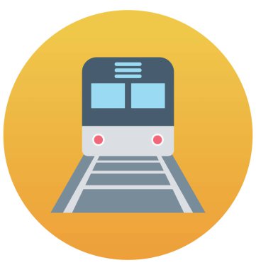 Kolayca yayına hazırlamak olabilir veya değişikliğin izole vektör simgesi Tren