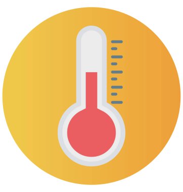 Olmak kolayca düzenleyebilir veya değişikliğin termometre izole vektör simgesi