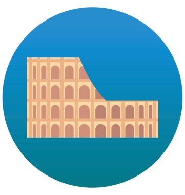 Olmak kolayca düzenleyebilir veya değişikliğin otel binası izole vektör simgesi