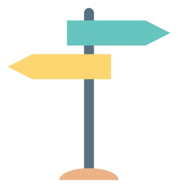 Tabelasını renk illüstrasyon vektör simgesi