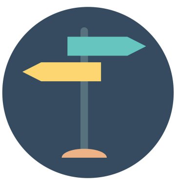 Tabelasını renk illüstrasyon vektör simgesi