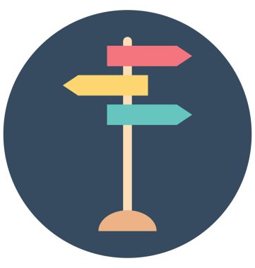 Tabelasını renk illüstrasyon vektör simgesi