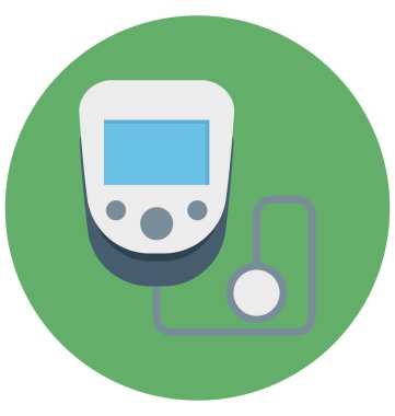 BP operatör renk illüstrasyon vektör simgesi