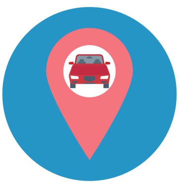 Otoyol vektör çizim renkli