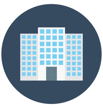 Daire renk illüstrasyon vektör simgesi