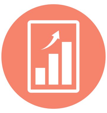 Analytics, iş büyüme izole vektör simgesi-ebilmek var olmak kolayca düzenleyebilir ve değiştirebilirsiniz 