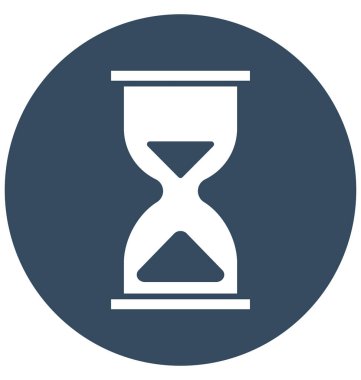 Son Tarih, kum saati izole vektör simgesi olmak kolayca düzenleyebilir ve değiştirebilirsiniz 