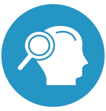 Arama adam, profil izole vektör simgesi-ebilmek var olmak kolayca düzenleyebilir ve değiştirebilirsiniz 