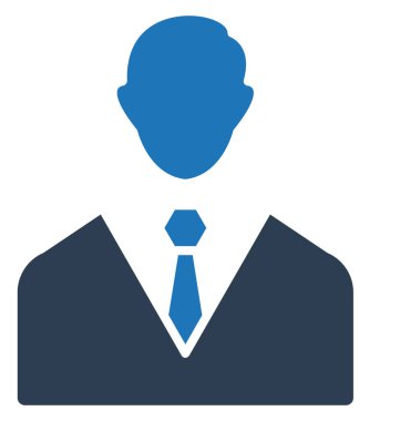 Avatar, işadamı izole vektör simgesi-ebilmek var olmak kolayca düzenleyebilir ve değiştirebilirsiniz 