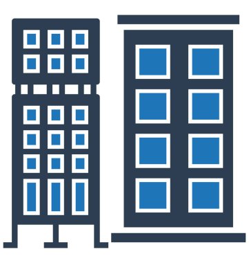 İzole vektör simgesi Bina mimari, olmak kolayca düzenleyebilir ve değiştirebilirsiniz 