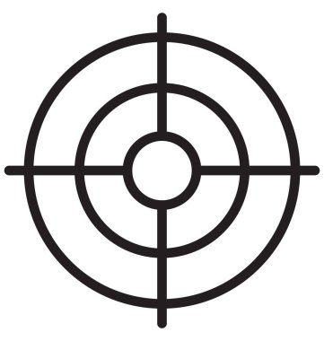 Beklentileri, iş hedefi izole vektör simgesi-ebilmek var olmak kolayca düzenleyebilir ve değiştirebilirsiniz 