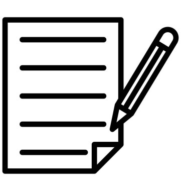 Sözleşme, cv izole vektör simgesi-ebilmek var olmak kolayca düzenleyebilir ve değiştirebilirsiniz 