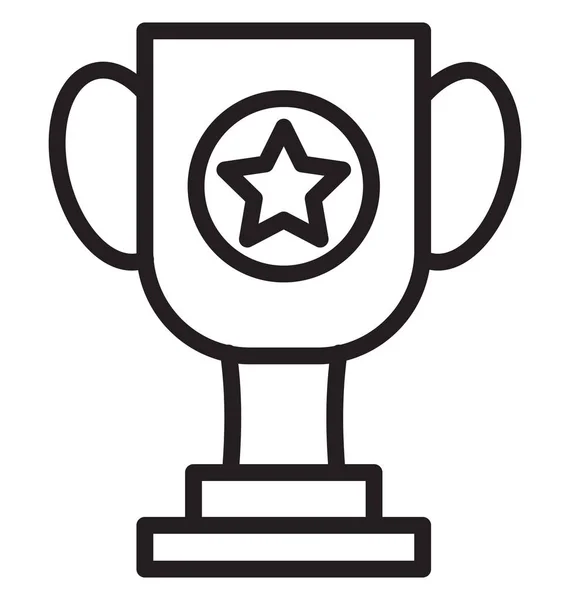 Achievement Award Isolated Vector Icon Can Easily Edit Modify — Stock Vector