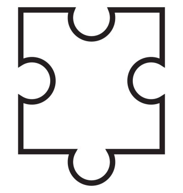 İş çözümleri, bulmaca izole vektör simgesi-ebilmek var olmak kolayca düzenleyebilir ve değiştirebilirsiniz 