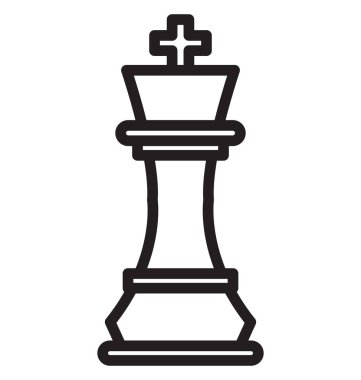 Satranç, izole vektör simge pazarlama olmak kolayca düzenleyebilir ve değiştirebilirsiniz 