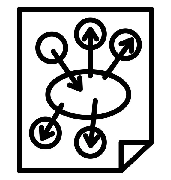 Бізнес План Маркетинговий План Ізольованих Векторної Icon Можна Легко Редагувати — стоковий вектор