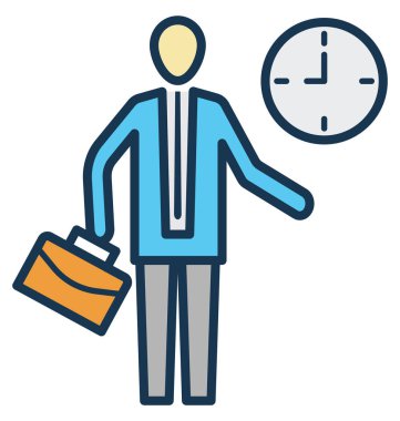 Yönetimi, zaman çizelgesi izole vektör simgesi-ebilmek var olmak kolayca düzenleyebilir ve değiştirebilirsiniz 