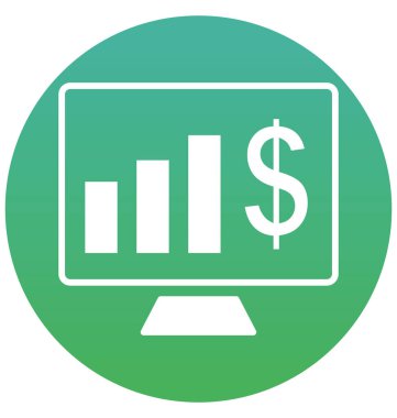 Analytics, iş büyüme izole vektör simgesi-ebilmek var olmak kolayca düzenleyebilir ve değiştirebilirsiniz 