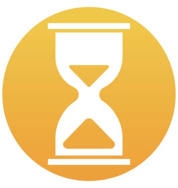 Son Tarih, kum saati izole vektör simgesi olmak kolayca düzenleyebilir ve değiştirebilirsiniz 