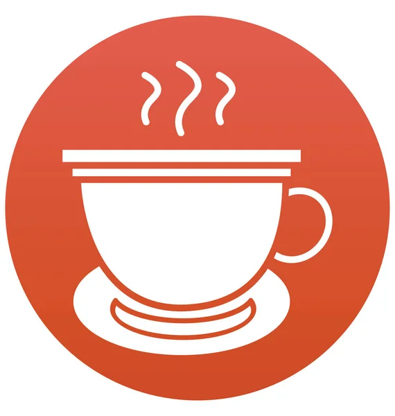 Coffee Break Cup Isolated Vector Icon Can Easily Edit Modify — Stock Vector