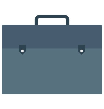 Olmak kolayca düzenleyebilir veya değiştirilen portföy izole vektör simgesi