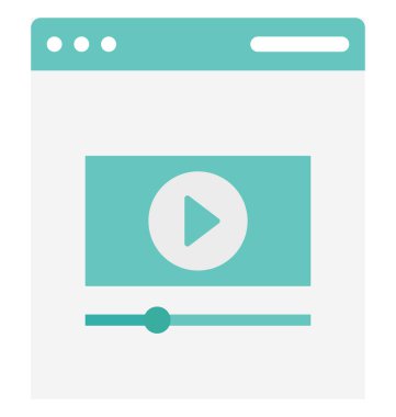 Olmak kolayca düzenleyebilir veya değiştirilmiş video Streaming izole vektör simgesi