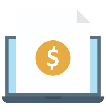 Olmak kolayca düzenleyebilir veya değiştirilen online iş izole vektör simgesi