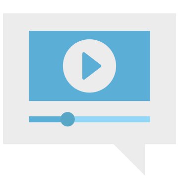 Olmak kolayca düzenleyebilir veya değiştirilmiş video mesaj izole vektör simgesi