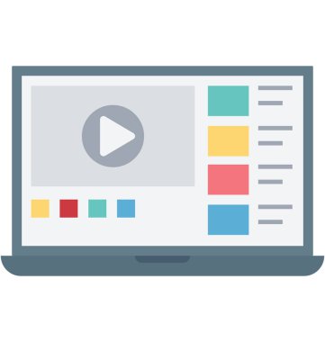 Olmak kolayca düzenleyebilir veya değiştirilmiş video Streaming izole vektör simgesi