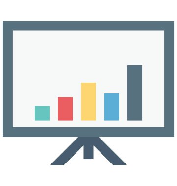 Sunu izole kolayca simge Düzenle veya değişikliğin vektör grafik