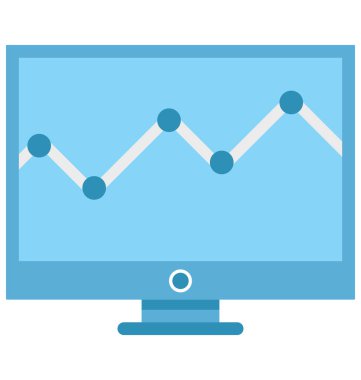 Olmak kolayca düzenleyebilir veya değiştirilen ekonomi grafik izole vektör simgesi