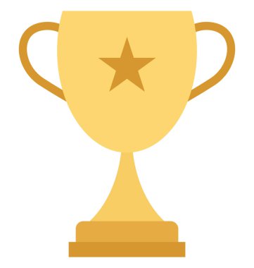 Olmak kolayca düzenleyebilir veya değiştirilen kupa izole vektör simgesi