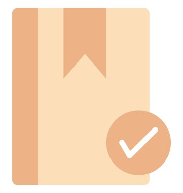 Olmak kolayca düzenleyebilir veya değiştirilen favori kitap izole vektör simgesi