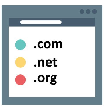 Olmak kolayca düzenleyebilir veya değiştirilmiş web etki alanı izole vektör simgesi