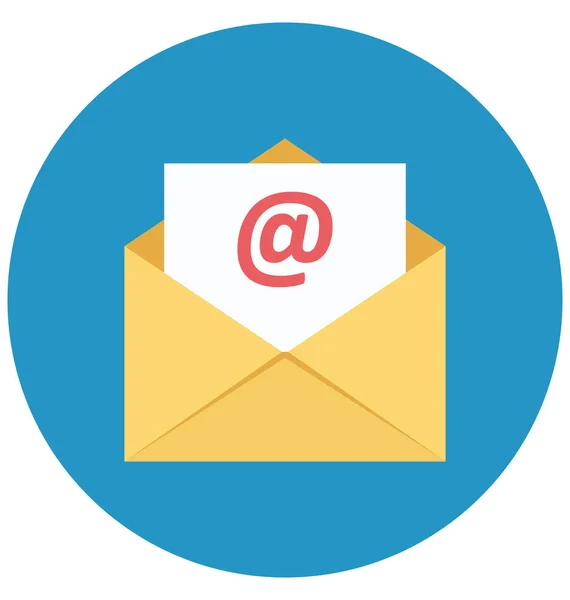 Olmak kolayca düzenleyebilir veya değiştirilen e-posta izole vektör simgesi