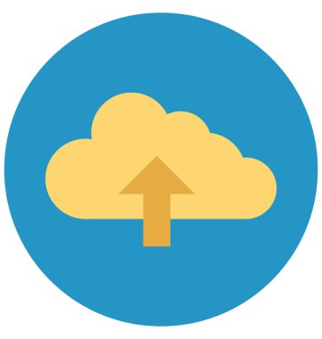 Olmak kolayca düzenleyebilir veya değiştirilen bulut Upload izole vektör simgesi