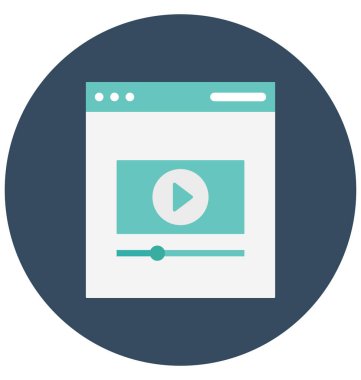 Olmak kolayca düzenleyebilir veya değiştirilmiş video Streaming izole vektör simgesi