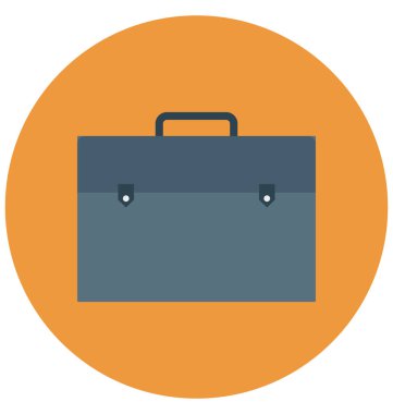 Olmak kolayca düzenleyebilir veya değiştirilen portföy izole vektör simgesi