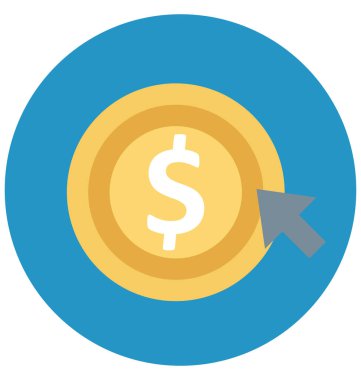 Olmak kolayca düzenleyebilir veya değiştirilen Ppc izole vektör simgesi