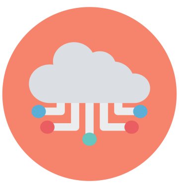 Olmak kolayca düzenleyebilir veya değiştirilen bulut paylaşımı izole vektör simgesi