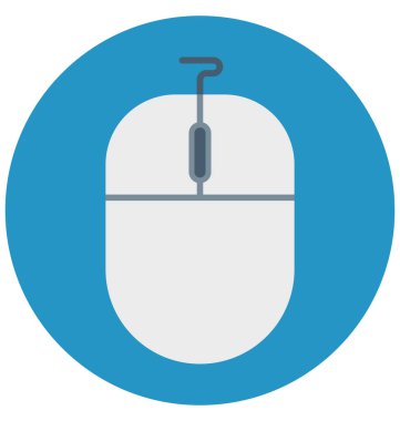 Olmak kolayca düzenleyebilir veya değiştirilen bilgisayar fare izole vektör simgesi