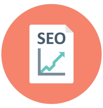 Olmak kolayca düzenleyebilir veya değiştirilen Seo rapor izole vektör simgesi