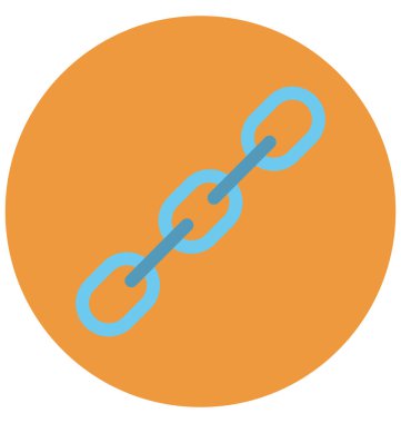 Olmak kolayca düzenleyebilir veya değiştirilmiş bağ izole vektör simgesi