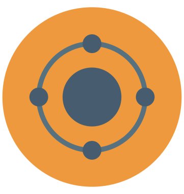 Olmak kolayca düzenleyebilir veya değiştirilmiş hedef izole vektör simgesi